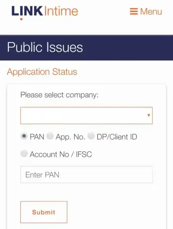 Uniparts India IPO Allotment Status Page