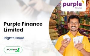 Purple Finance Rights Issue 2024