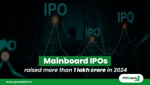 Mainboard IPOs raised more than 1 lakh crore in 2024