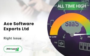 Ace Software Exports Rights Issue 2024