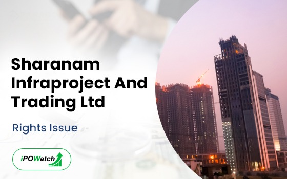 Sharanam Infraproject Rights Issue December 2024