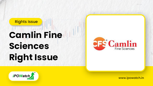 Camlin Fine Sciences Rights Issue 2025