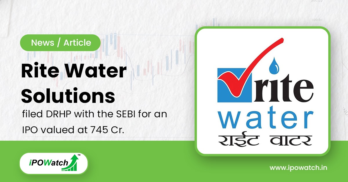 Rite Water Solutions IPO