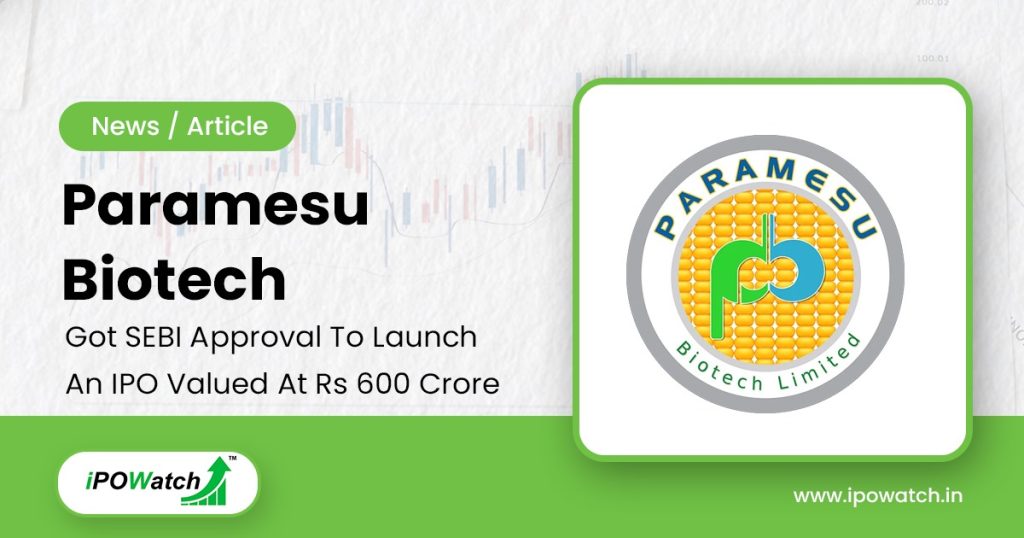 Paramesu Biotech IPO