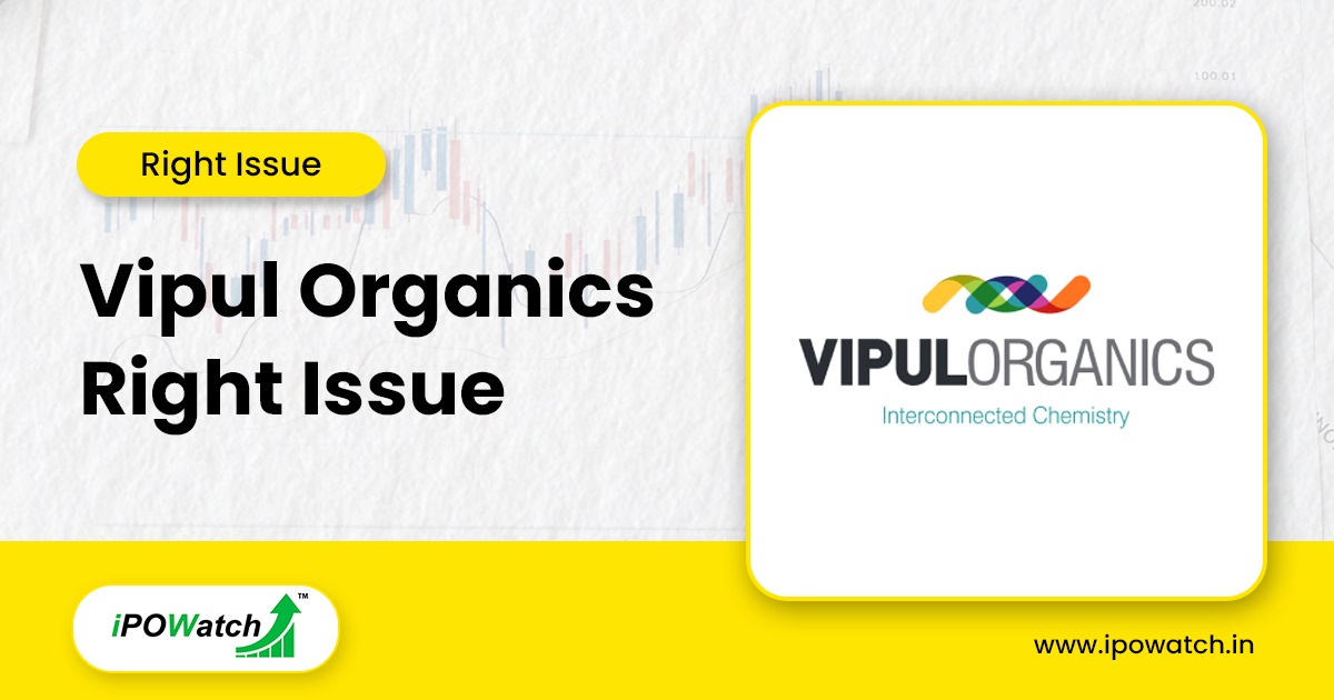 Vipul Organics Rights Issue 2025