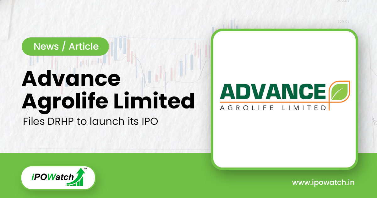 Advance Agrolife IPO