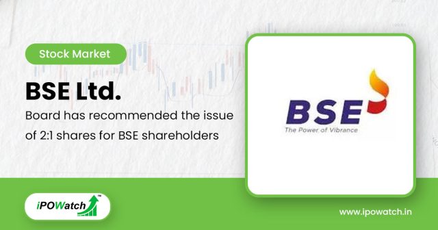 BSE Ltd Bonus Shares Price