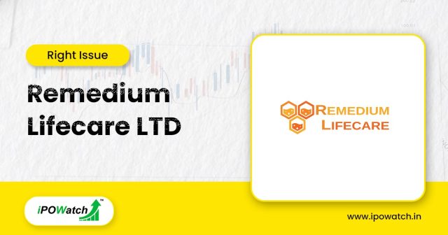 Remedium Lifecare Rights Issue 2025
