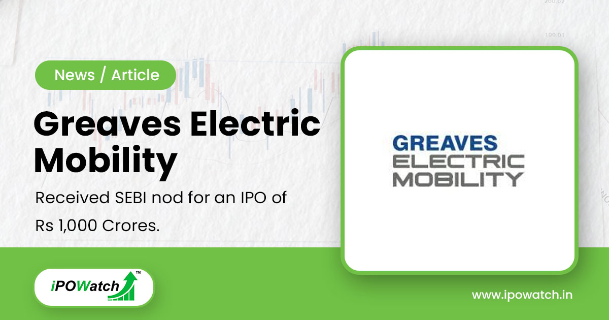 Greaves Electric Mobility IPO