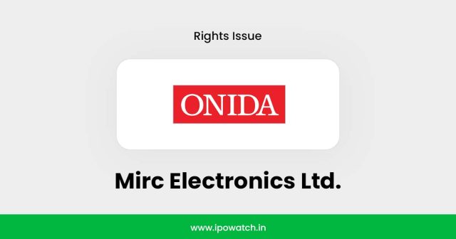 Mirc Electronic Rights Issue 2025