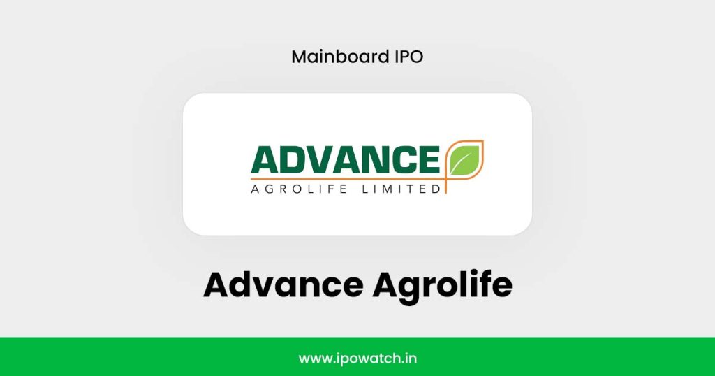 Advance Agrolife IPO