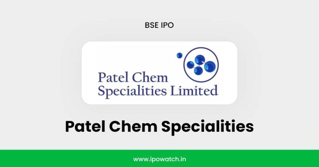 Patel Chem Specialities IPO