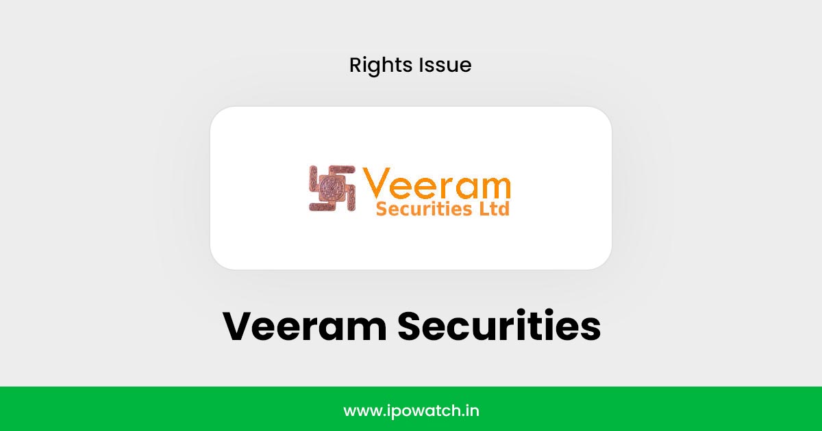 Veeram Securities Rights Issue 2025