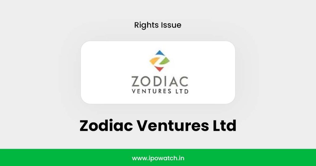 Zodiac Ventures Rights Issue 2025