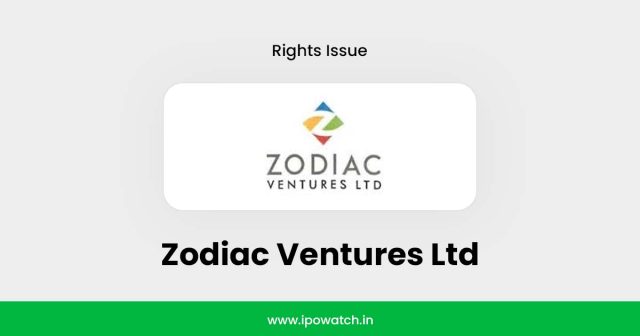 Zodiac Ventures Rights Issue 2025