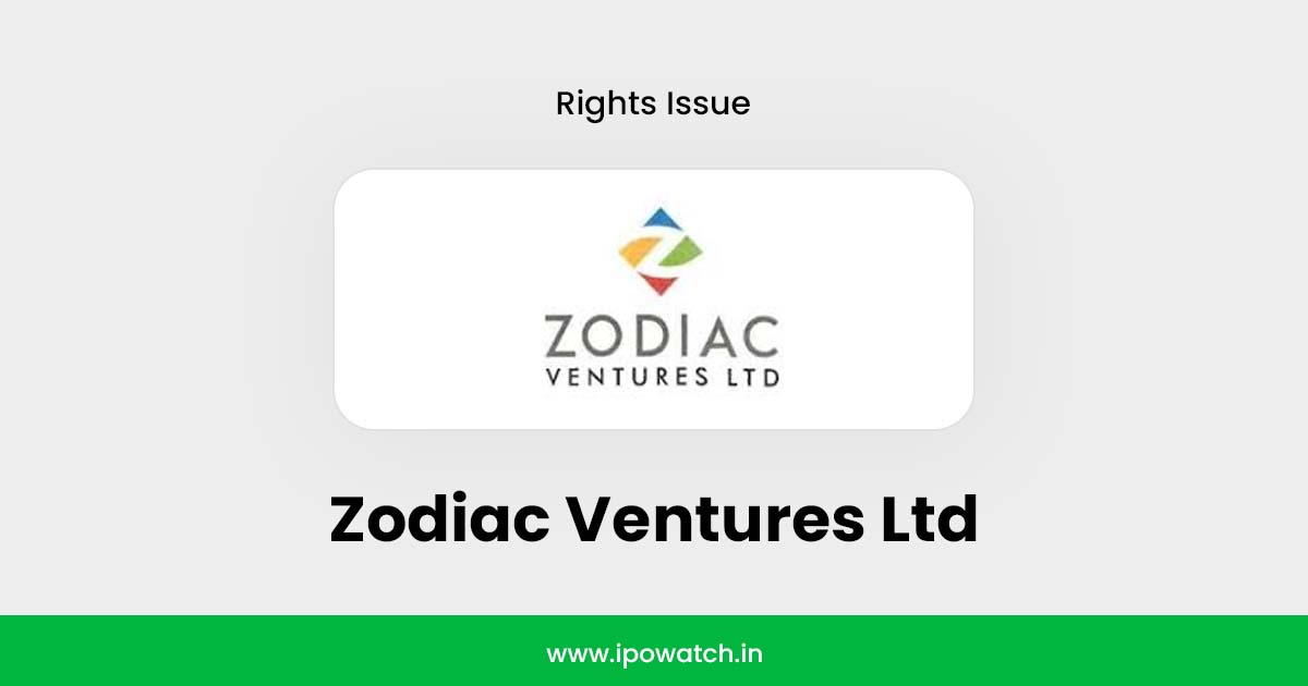 Zodiac Ventures Rights Issue 2025