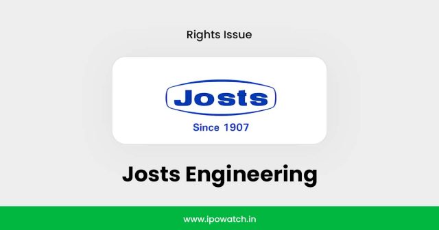 Josts Engineering Rights Issue 2025