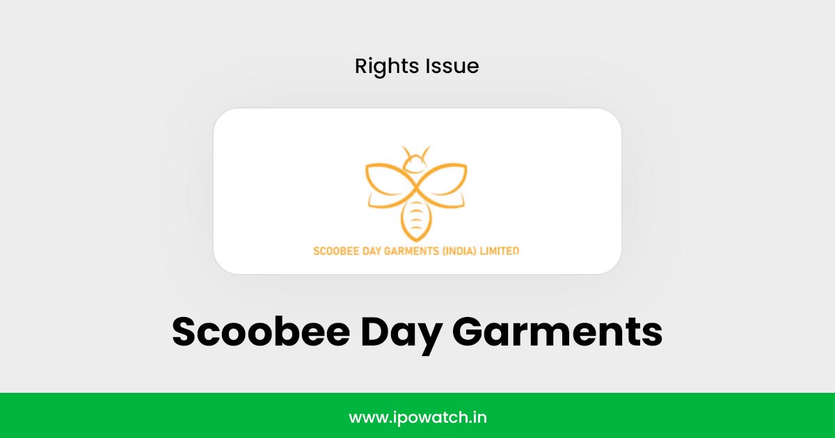 Scoobee Day Garments Rights Issue 2025