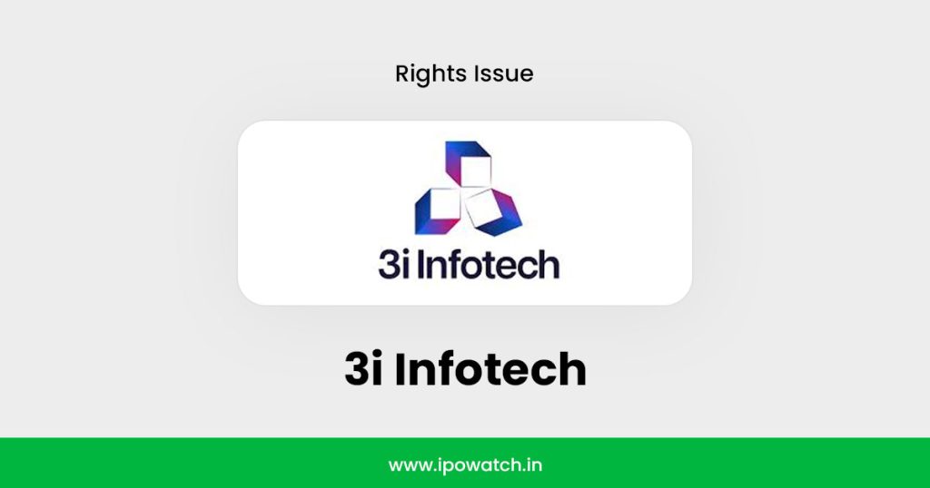 3i Infotech Rights Issue 2025