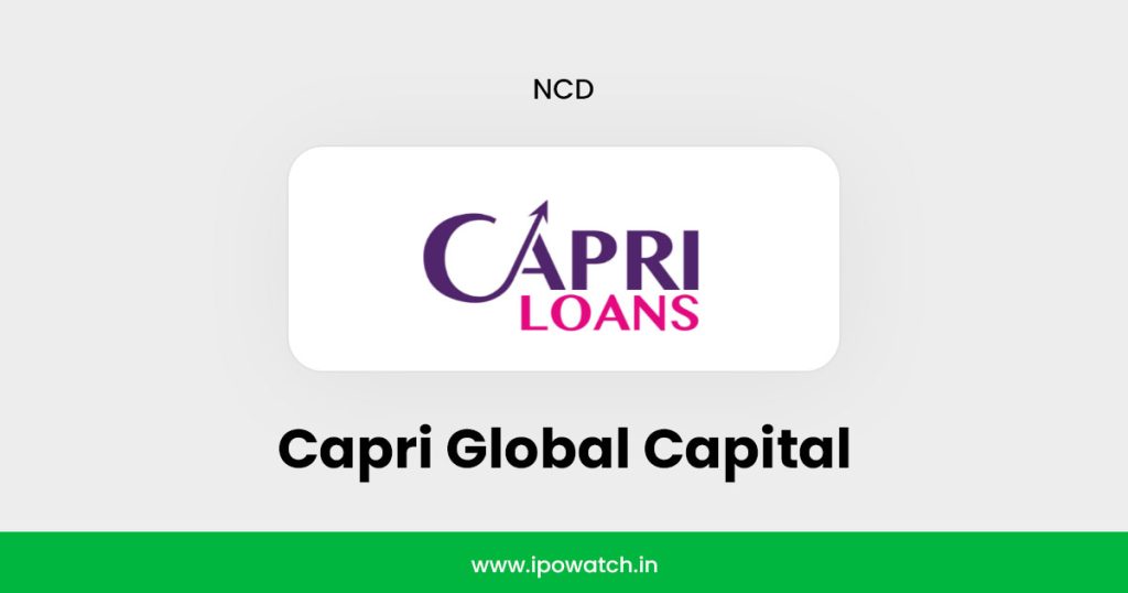 Capri Global Capital NCD September 2025