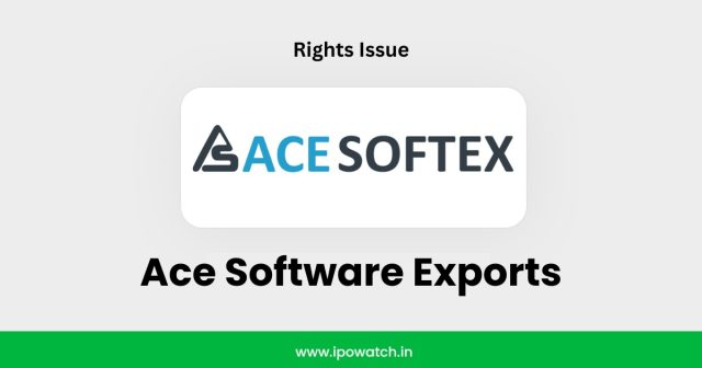 Ace Software Exports Rights Issue 2025