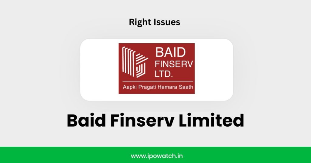 Baid Finserv Rights Issue 2025