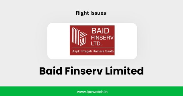 Baid Finserv Rights Issue 2025