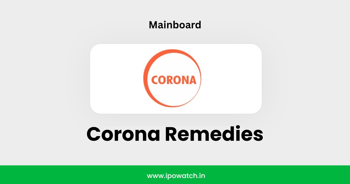 Corona Remedies IPO