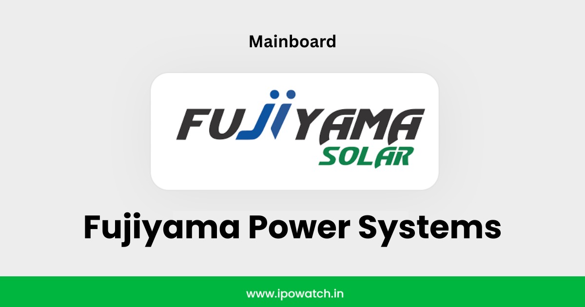 Fujiyama Power Systems IPO