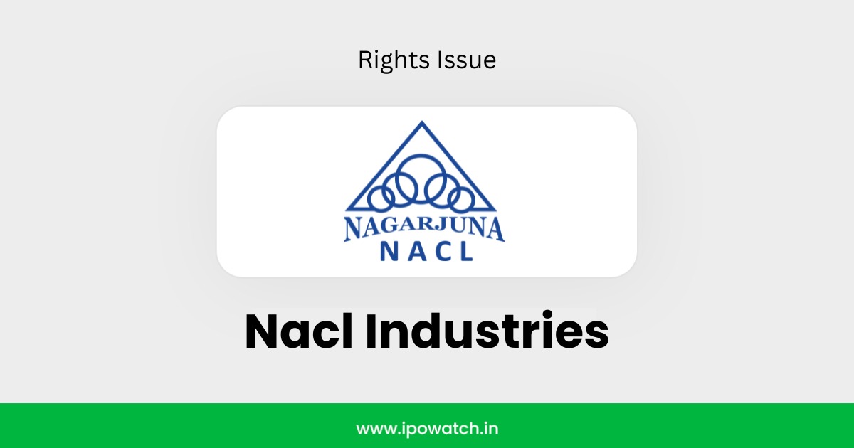 Nacl Industries Rights Issue 2025