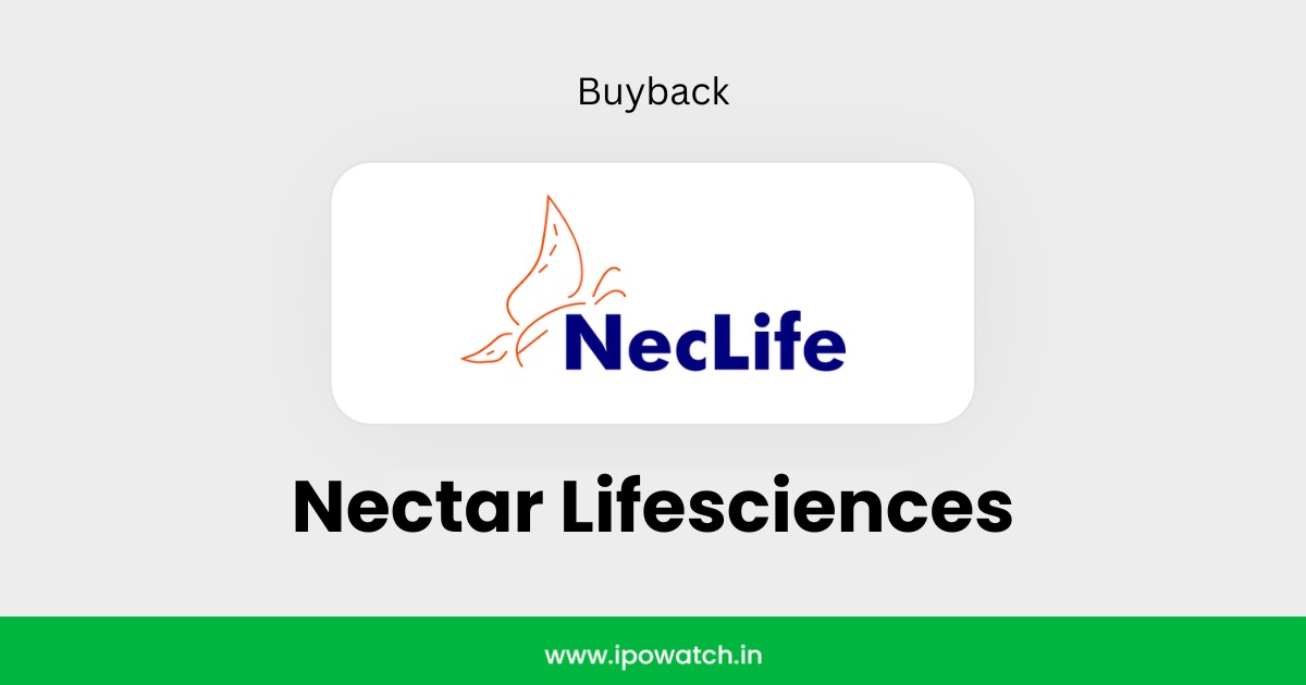 Nectar Lifesciences Buyback 2025
