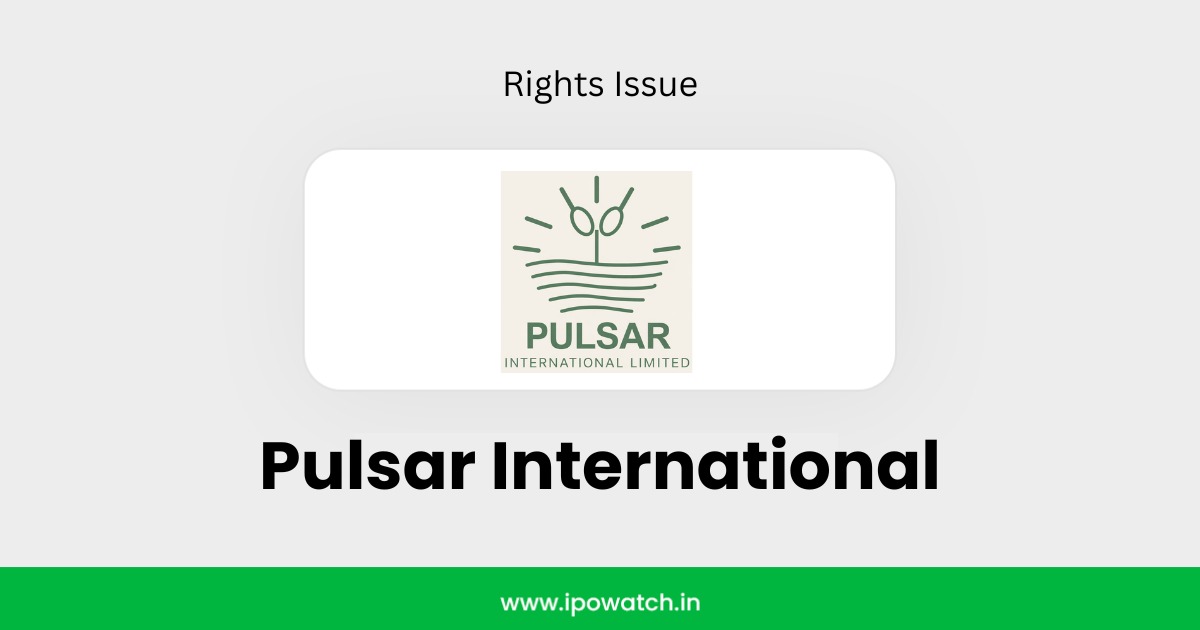 Pulsar International Rights Issue 2025