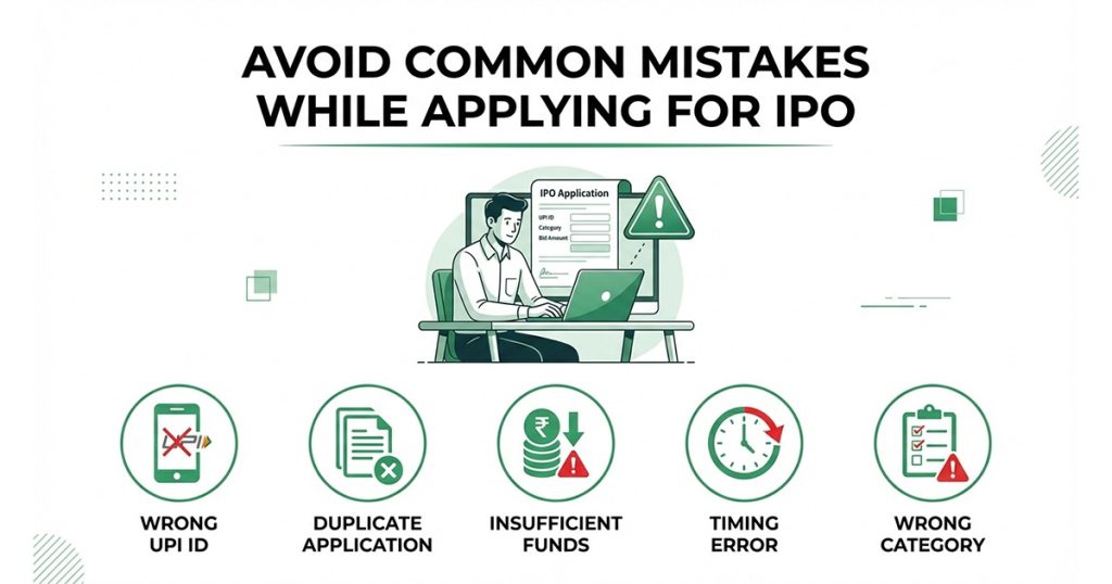 Common Mistakes While Applying For IPO