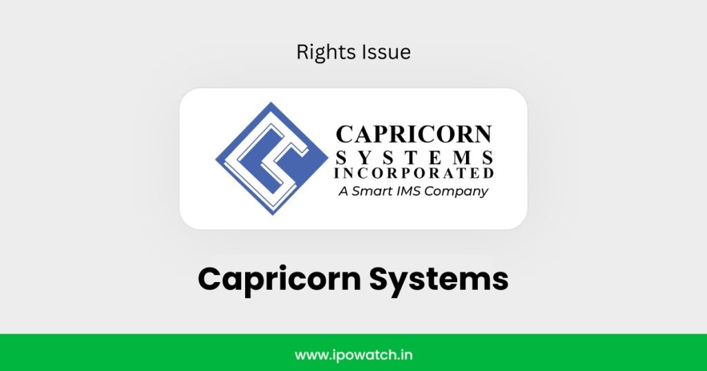Capricorn Systems Rights Issue 2026