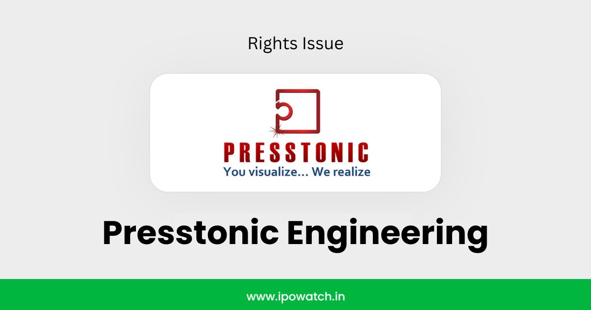 Presstonic Engineering Rights Issue 2026