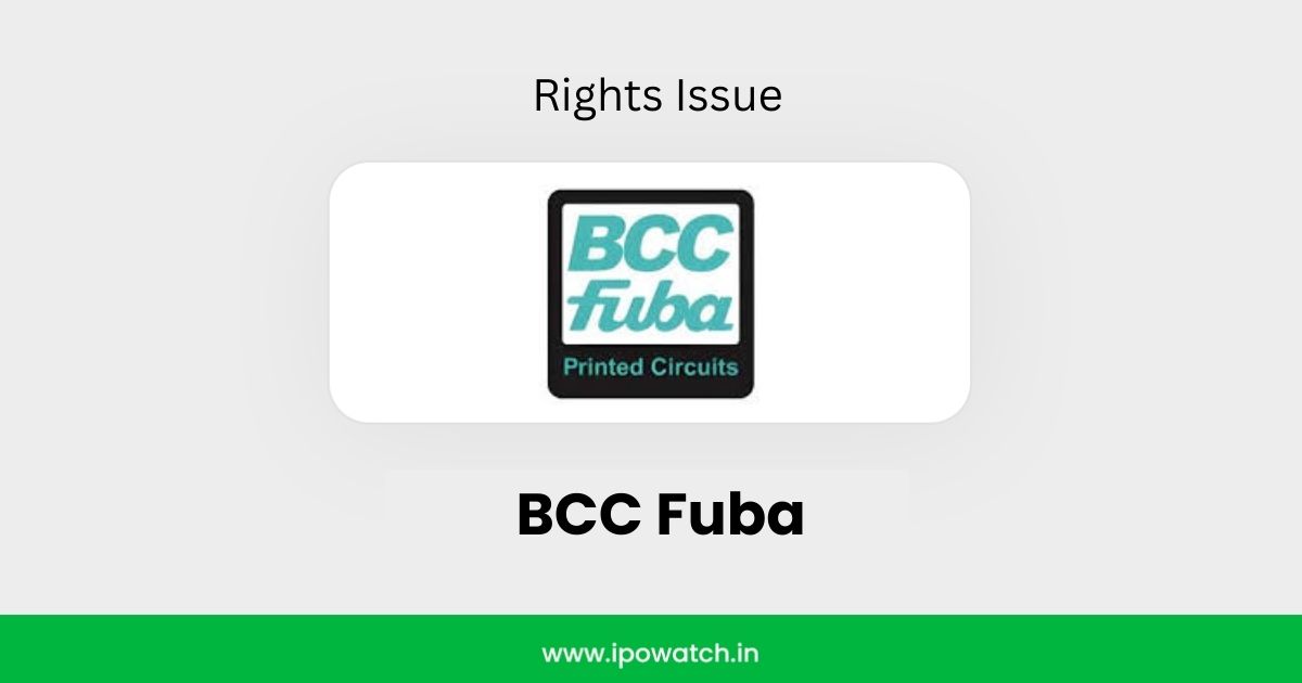 BCC Fuba Rights Issue 2026