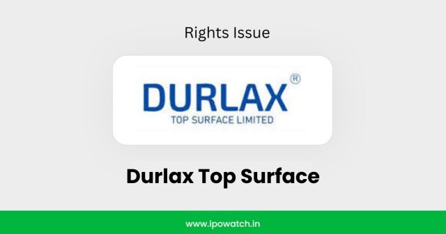 Durlax Top Surface Rights Issue 2026