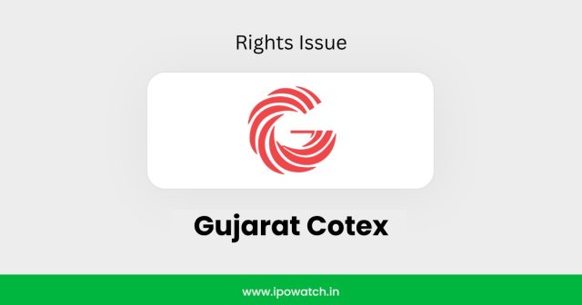 Gujarat Cotex Rights Issue 2026