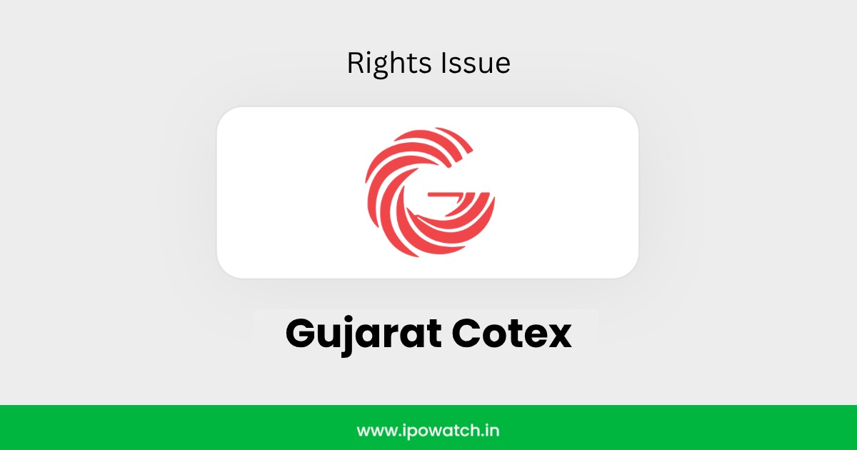 Gujarat Cotex Rights Issue 2026