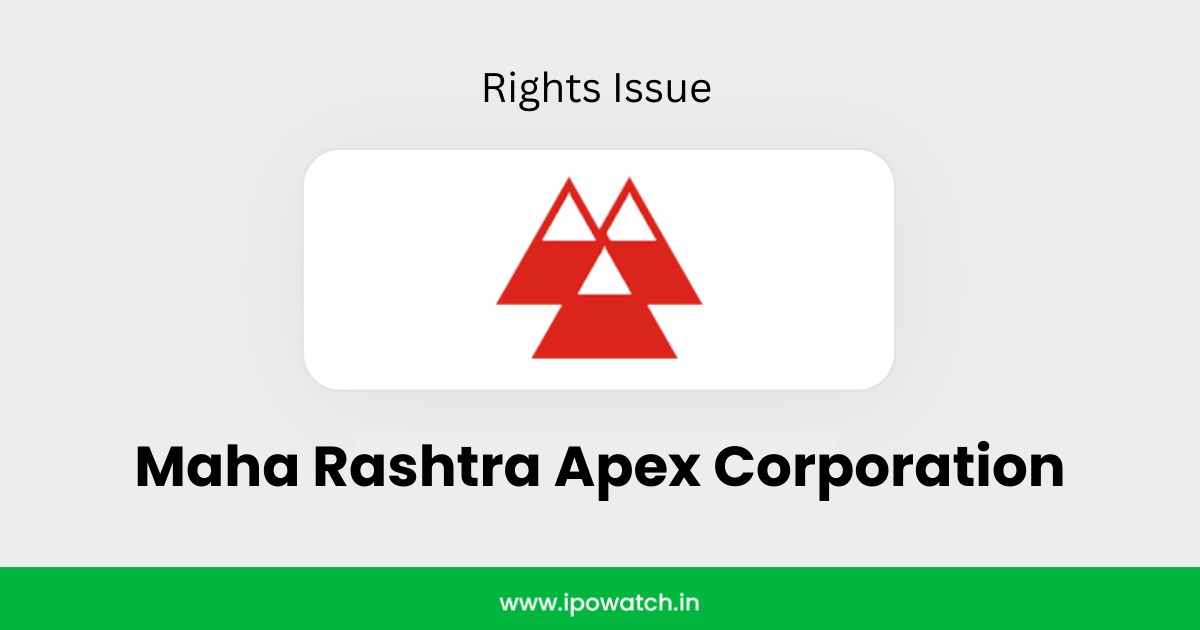 Maha Rashtra Apex Corporation Rights Issue 2026