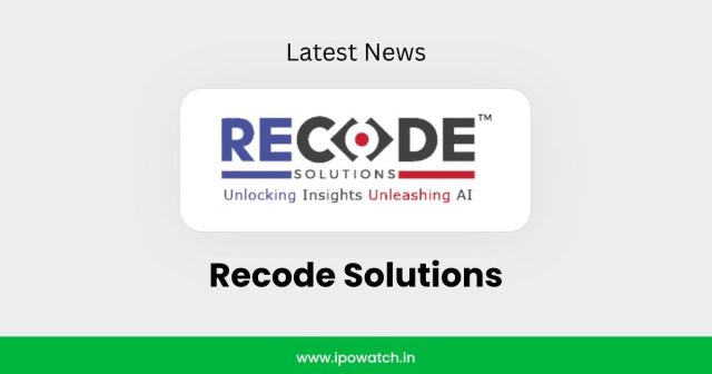 Recode Solutions IPO