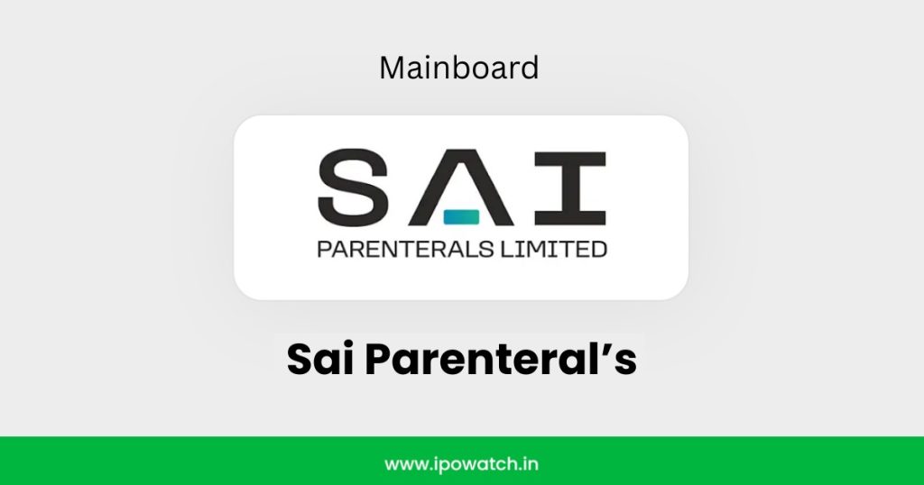 Sai Parenteral’s IPO