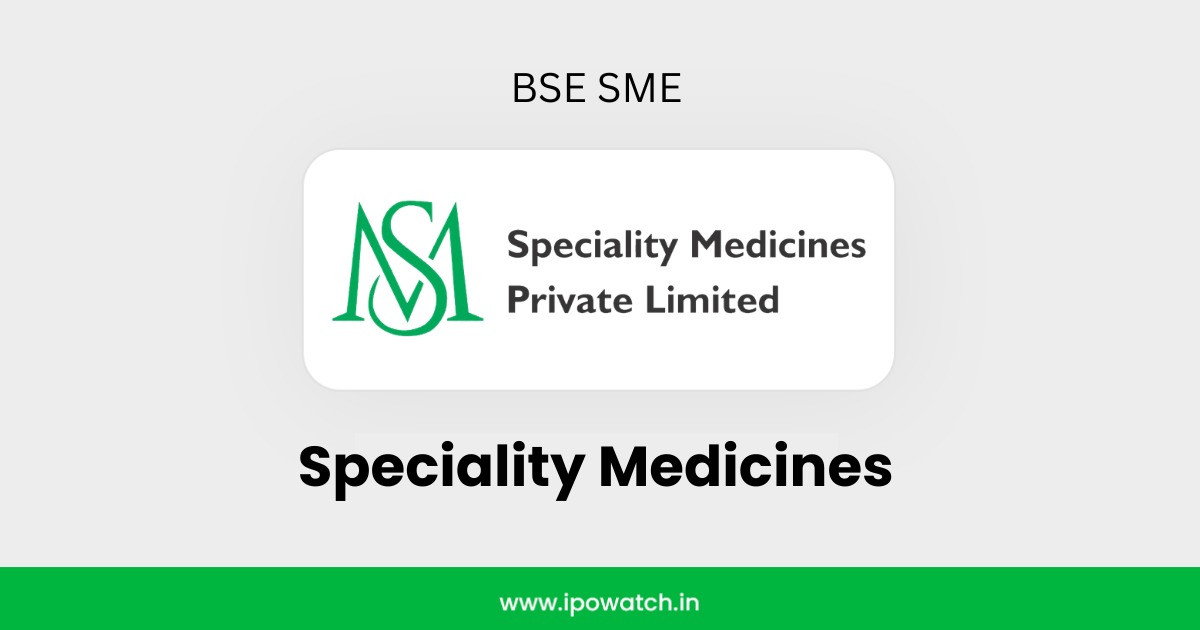 Speciality Medicines IPO