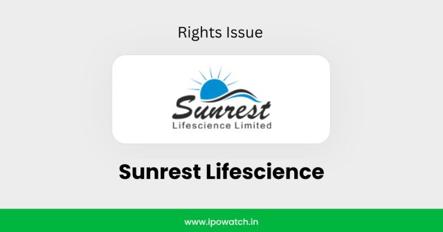 Sunrest Lifescience Rights Issue 2026