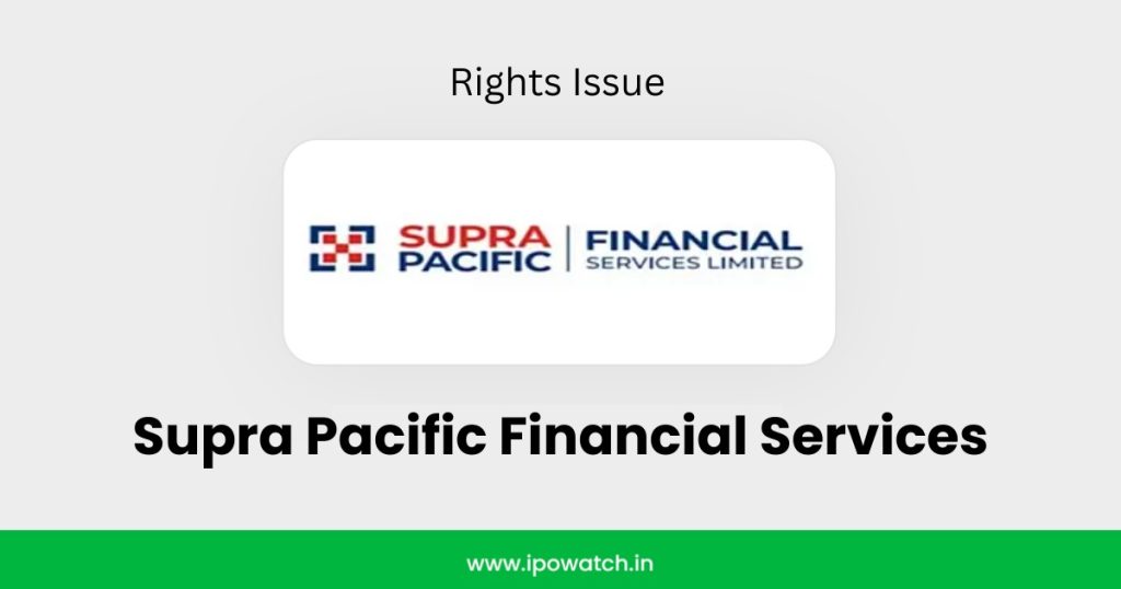 Supra Pacific Financial Services Rights Issue 2026