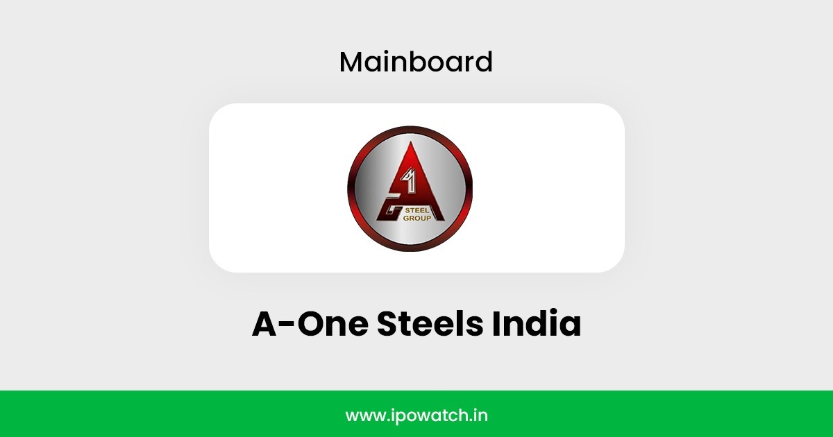 A-One Steels IPO