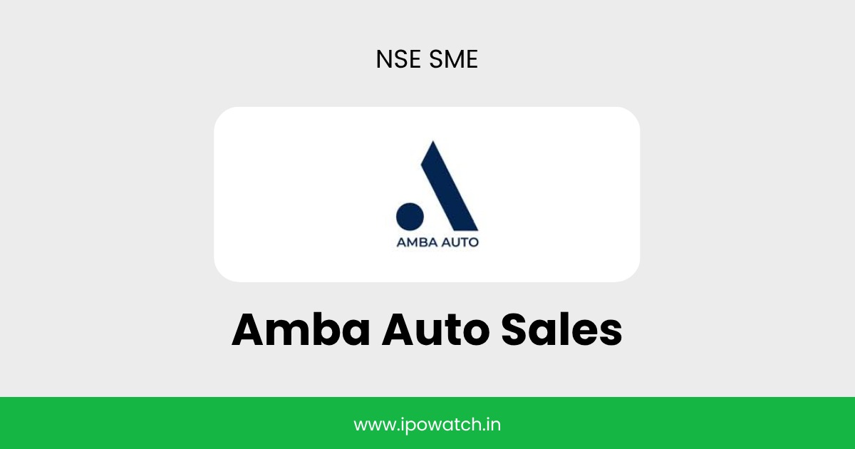 Amba Auto Sales IPO