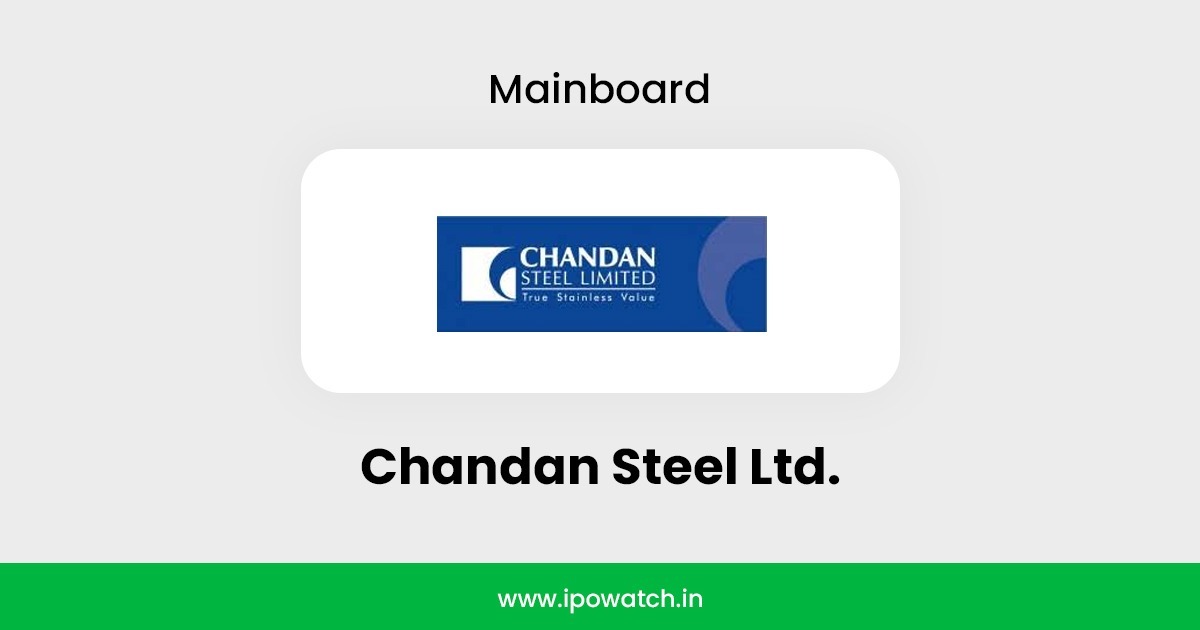 Chandan Steel IPO
