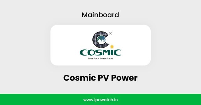 Cosmic PV Power IPO