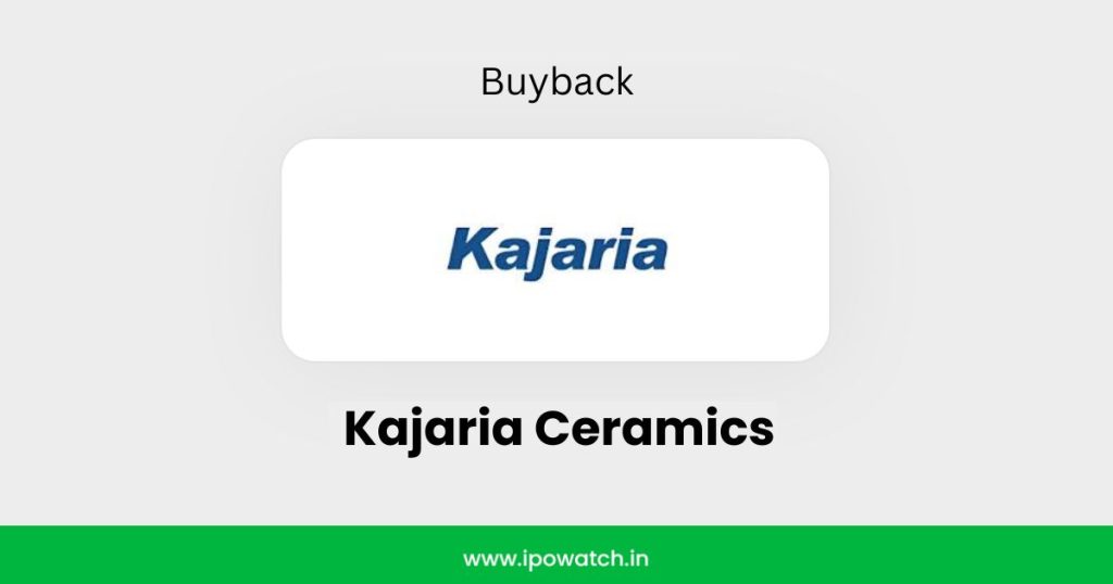 Kajaria Ceramics Buyback 2026